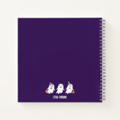 Frohe Halloween-Geistertrick oder -Behandlung Notizblock (Rückseite)