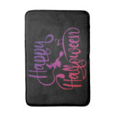 Frohe Halloween-Gradient-Hexenkatze Badematte (Vorderseite Vertikal)