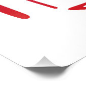 Frohe Halloween-Gradient-Hexenkatze Fotodruck (Ecke)