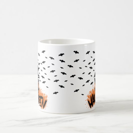 Frohe Halloween-Herbst-Tasse Kaffeetasse (Mittel)