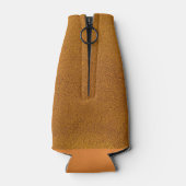 Frohe Halloween Hexe & Katze auf einer Broom-Silho Flaschenkühler (Rückseite)