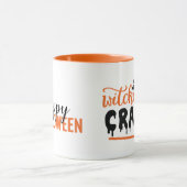 Frohe Halloween, Hexen sind verrückt, schwarz & or Tasse (Zentrum)