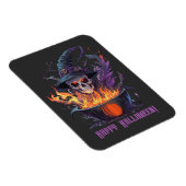 Frohe Halloween! Hexen Skull Magnet (Rechte Seite)
