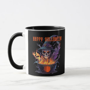 Frohe Halloween! Hexen Skull Tasse