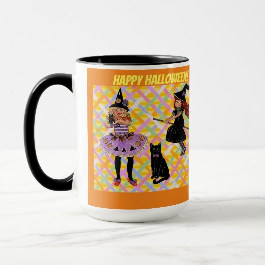 Frohe Halloween! Hexen Tasse! Tasse (Links)