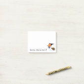 Frohe Halloween Hexenkürbiskugel - Spaß Post-it Klebezettel (Auf Schreibtisch)