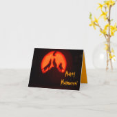 Frohe Halloween! Karte (Gelbe Blume)