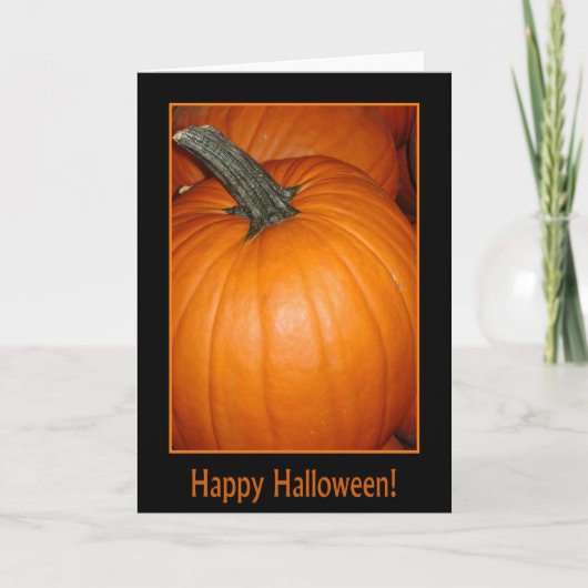 Frohe Halloween! Karte (Vorderseite)