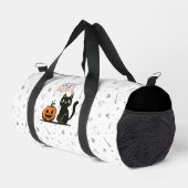 Frohe Halloween-Katze & Kürbis Duffle Bag (Rechte Ecke)