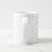 Frohe Halloween-Katze & Kürbis Jumbo-Tasse (Rückseite)