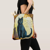 Frohe Halloween-Katze Tasche (Von Nahem)