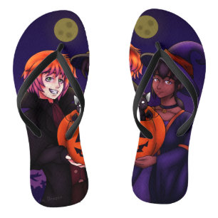Frohe Halloween-Kostüme Badesandalen