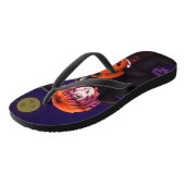 Frohe Halloween-Kostüme Badesandalen (Schrägansicht)