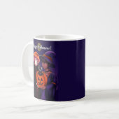 Frohe Halloween-Kostüme Kaffeetasse (Vorderseite Links)