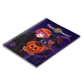 Frohe Halloween-Kostüme Notizblock (Linke Seite)