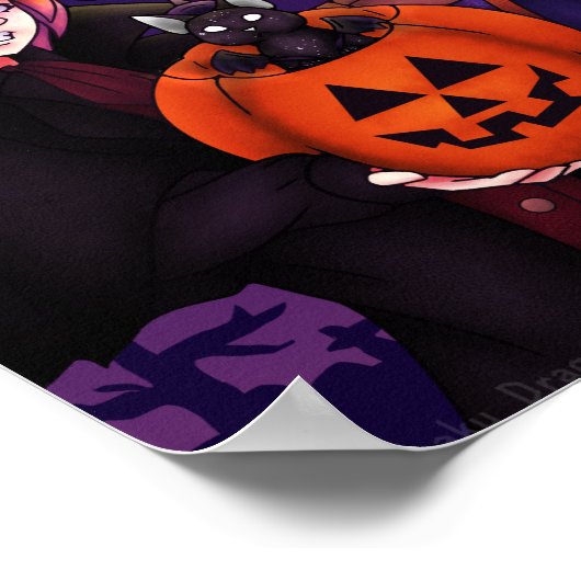 Frohe Halloween-Kostüme Poster (Ecke)