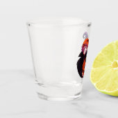 Frohe Halloween-Kostüme Schnapsglas (Links)