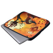 Frohe Halloween! Laptopschutzhülle (Vorne Knopf)