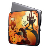 Frohe Halloween! Laptopschutzhülle (Vorderseite Links)