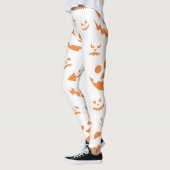 Frohe Halloween-Leggings für Frauenmode 2024 Leggings (Links)