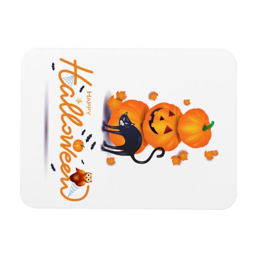 Frohe Halloween! Magnet (Horizontal)