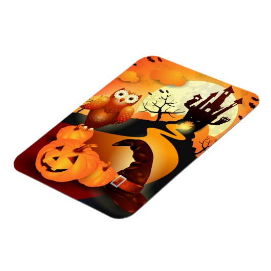 Frohe Halloween! Magnet (Linke Seite)