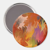 Frohe Halloween...... Magnet (Vorderseite/Rückseite)