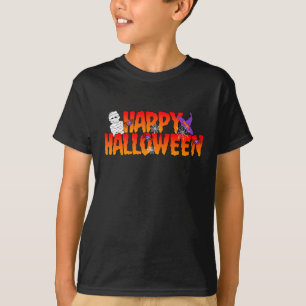 Frohe Halloween-Mummy Graphic Boy's T-Shirt