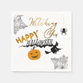 Frohe Halloween-Party-Serviette Serviette (Vorderseite)