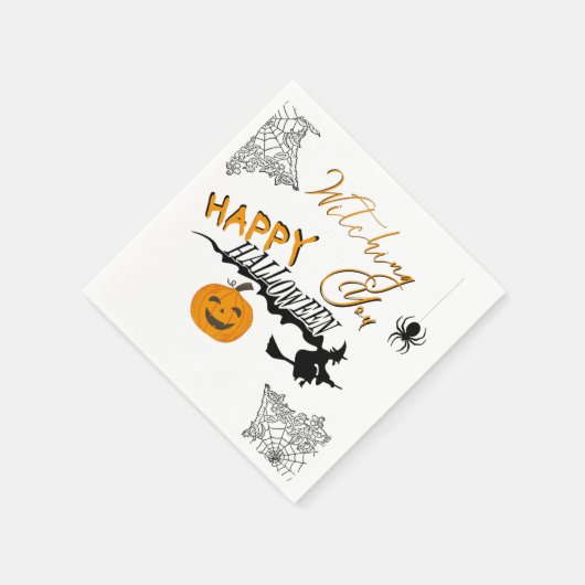 Frohe Halloween-Party-Serviette Serviette (Ecke)