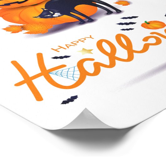 Frohe Halloween! Poster (Ecke)