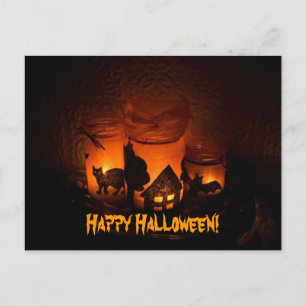 Frohe Halloween! Postkarte