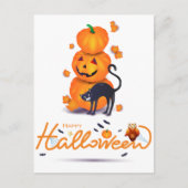Frohe Halloween! Postkarte (Vorderseite)