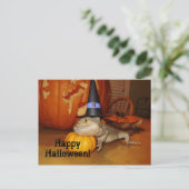 Frohe Halloween! Postkarte (Stehend Vorderseite)