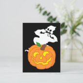 Frohe Halloween! Postkarte (Stehend Vorderseite)