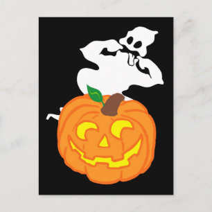 Frohe Halloween! Postkarte