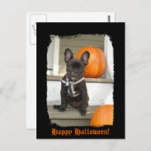 Frohe Halloween! Postkarte (Vorne/Hinten)