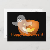 Frohe Halloween! Postkarte (Vorne/Hinten)
