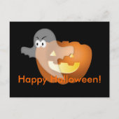Frohe Halloween! Postkarte (Vorderseite)