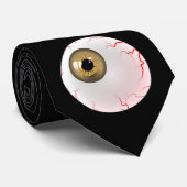 Frohe Halloween! Spooky Eyeballs Krawatte (Gerollt)