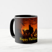 Frohe Halloween! Tasse (Vorderseite Links)