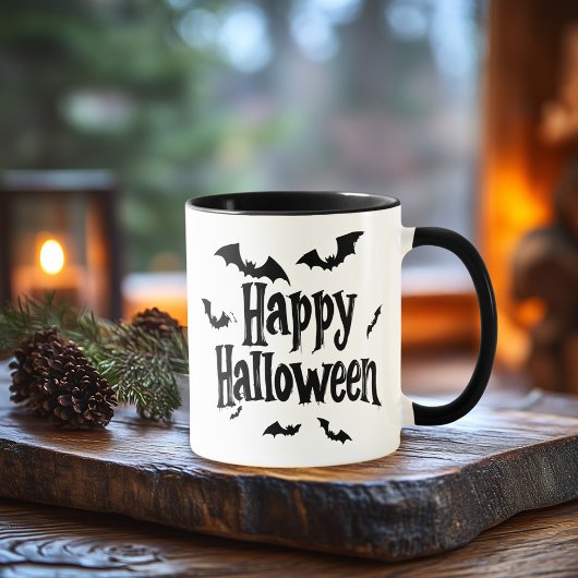 Frohe Halloween-Tasse - Spooky Bats Halloween Vibe Tasse