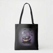 Frohe Halloween Tote Tasche - Spooky & Fun Trick (Vorderseite)