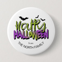 Frohe Halloween Typografie mit Grüner ID685 für Fl Button