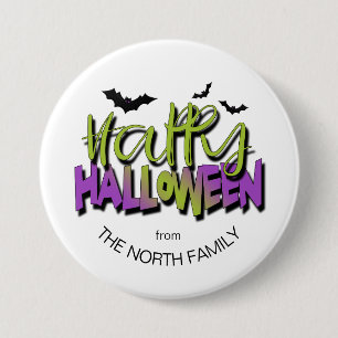 Frohe Halloween Typografie mit Grüner ID685 für Fl Button