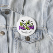 Frohe Halloween Typografie mit Grüner ID685 für Fl Button (Beispiel)