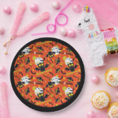 Frohe Halloween Vampire Bat Vollmond Fangs Pappteller (Party)