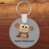 Frohe Halloween! Vampire Monkey Schlüsselanhänger (Vorderseite)