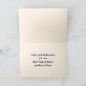 Frohe Halloween! Vintag Kids Halloween Karte (Innenseite)