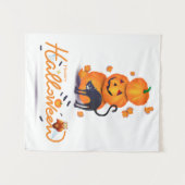 Frohe Halloween! Wandteppich (Vorderseite (Horizontal))
